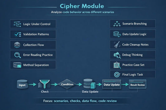 Cipher module infographic